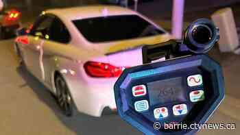 Innisfil driver clocked speeding 164km/h over the posted limit on Hwy 427