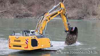 Was suchen Bagger im Inn bei Wasserburg?