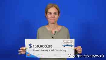 Couple in disbelief after winning $150,000 with the lottery