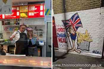 The Golden Chippy Greenwich gets support for mural