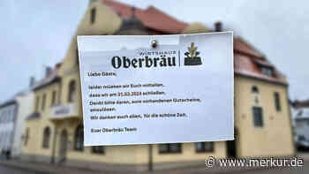 Nur ein Jahr nach großer Neueröffnung: Nandlstädter Wirtshaus „Oberbräu“ schließt bald wieder