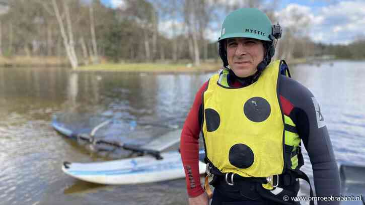 Surfend het IJsselmeer over: bijna blinde Jos houdt wel van een avontuur