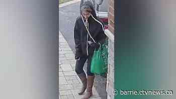Porch pirate caught on camera in Barrie neighbourhood