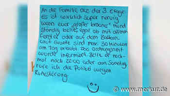 „Ordnungsamt wurde informiert“: Nachbar beschwert sich anonym per Zettel über bellenden Hund