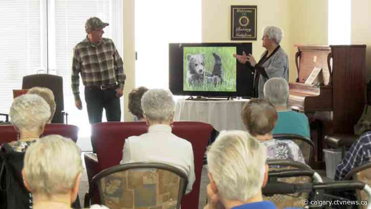 Wildlife photographers bringing the outdoors in to residents at seniors facility