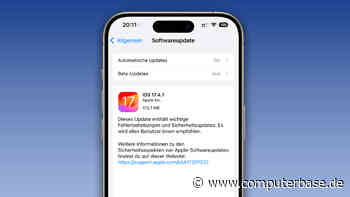 Neue Softwareupdates: iPadOS & iOS 17.4.1 beheben nicht näher benannte Fehler