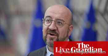 EU leaders call for ‘immediate humanitarian pause’ in Gaza – as it happened
