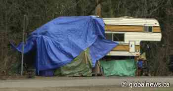 Encampment in Abbotsford highway rest area to be displaced for construction