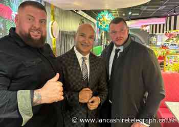Blackburn businesses back boxer in tyre flipping challenge