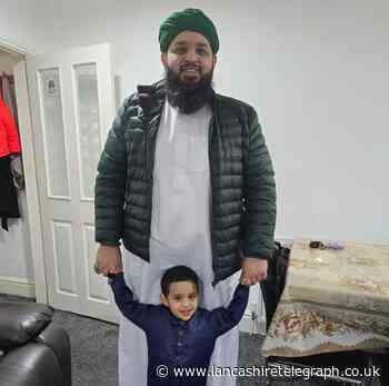 Father and son, 2, take on Pendle Hill charity trek