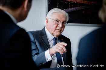 Bundespräsident im WESTFALEN-BLATT-Interview: „Unsere Krise ist kein Schicksal“