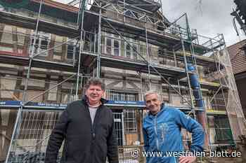Feuchtigkeit sorgt für zwei Jahre Bauverzögerung am Denkmal in Delbrück