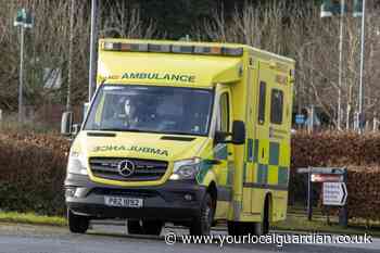 Woodcote Road crash: Two people treated for injuries