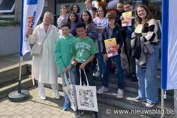 Leerlingen Theodoortje krijgen rondleiding in Universitair Tandheelkundig Centrum van VUB