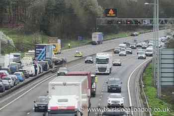 M25 Waltham Abbey serious crash: Live traffic updates
