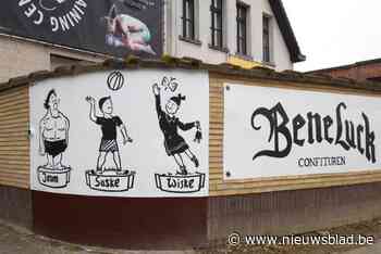 Suske & Wiske uit 1953 sieren muur van voormalige confituurfabriek: “Eerbetoon aan de familie Weytjens”