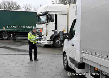 Lkw-Kontrolle auf B 10: 14 Lastwagen-Fahrer angezeigt