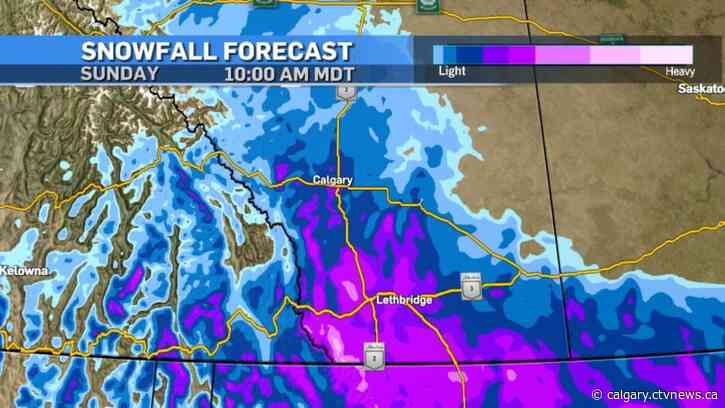 Calgary got a month's worth of snow in 2 days, more expected this weekend