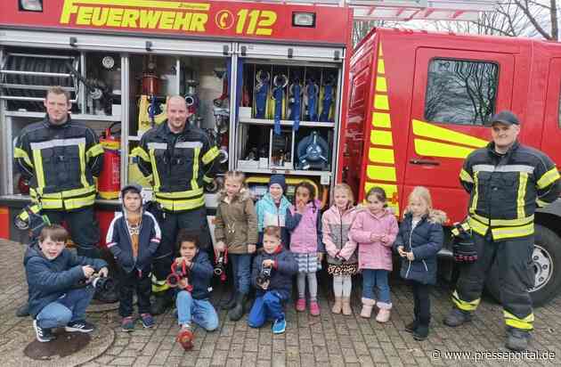 FW-KLE: Brandschutzerziehung mit der KITA Glücksklee: "Da sein, damit es nicht brennt"