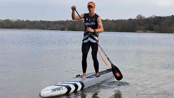 Sneeuw of storm, supersuptalent Donato gaat altijd het water op