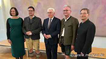 In Lederhose und Janker beim Bundespräsidenten