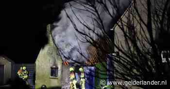 Brand in schuur in Ochten