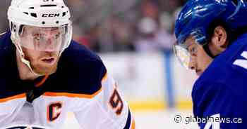 McDavid, Matthews chase separate milestones Saturday as Leafs host Oilers