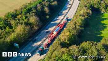 Motorway delays expected while abnormal load moved