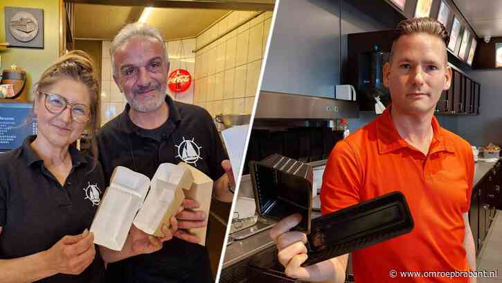 Extra betalen voor plastic frietbakjes, maar de verduurzaming blijft uit