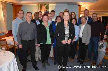 Auftakt zum Europawahlkampf: Verena Mertens bei CDU Bad Driburg