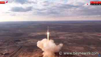 NASA astronaut and two others took off from Kazakhstan to go to the ISS