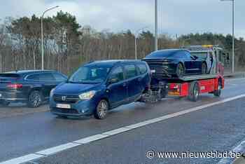 E314 even versperd door ongeval richting Nederland