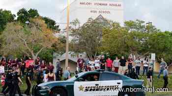 Kamala Harris tours blood-stained building where 2018 Parkland school massacre happened