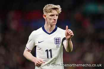Anthony Gordon impresses Gareth Southgate in England debut