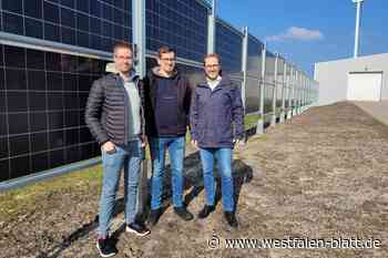 Wasserwerke Paderborn errichten Solarzaun