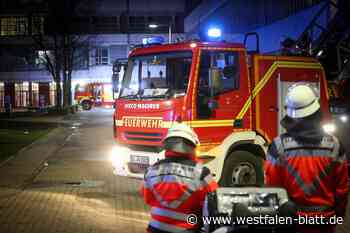 Brand bricht in der Uni Bielefeld aus