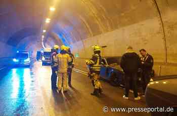 FW-BO: Verkehrsunfall im Autobahntunnel auf der BAB 448 Fahrtrichtung Witten