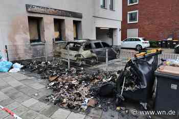 Nach Bränden am Ludgeriplatz: Polizei wertet Beweismittel aus