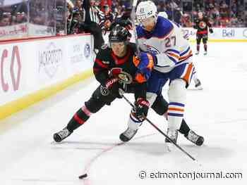 Hyman hits 50 but Edmonton Oilers fumble away another one