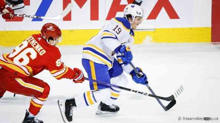 Buffalo Sabres’ JJ Peterka scores game-winner in 4-1 win over Calgary Flames