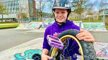 Met de éénwieler op weg naar het WK in Amerika