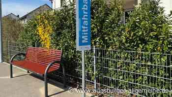 In Neu-Ulm stehen jetzt Mitfahrbänke: So funktioniert das neue Angebot