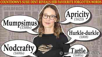 Countdown's Susie Dent reveals the historic words she wants to see back in the English language - so, how many do you know?