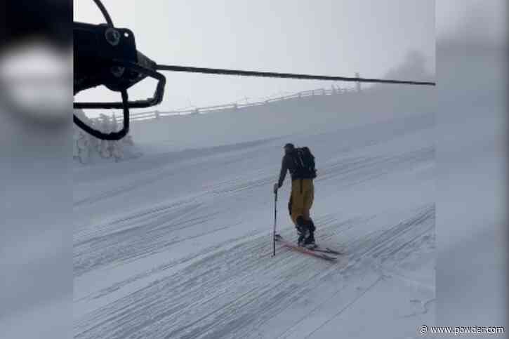 Ski Area Calls Out Uphill Skier For Walking Under Active Winch Cat Cable