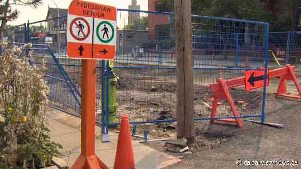 Calgary to provide $5,000 payments to businesses dealing with city construction