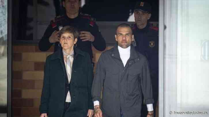 Dani Alves released from prison after paying bail while awaiting appeal of rape conviction in Spain