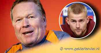 LIVE Oranje | Koeman over duel met Duitsers: ‘Ik wil dat we minder kansen weggeven’