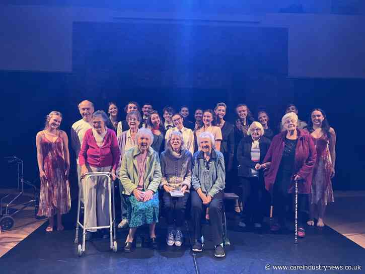 Care home residents enjoy theatre schools’ 50s-themed musical drama production