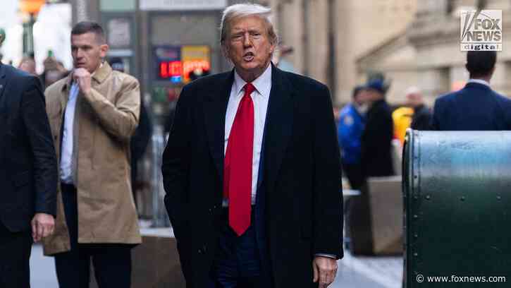 Trump blasts 'Biden trials,' says president is weaponizing DOJ to 'try to knock out' his 'political opponent'