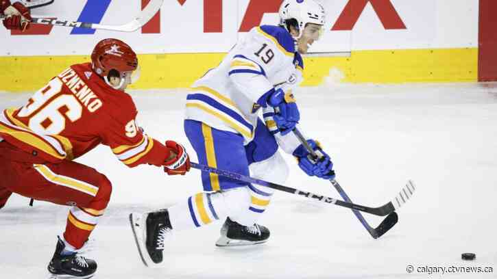Tage Thompson leads Buffalo Sabres to 4-1 win over Calgary Flames